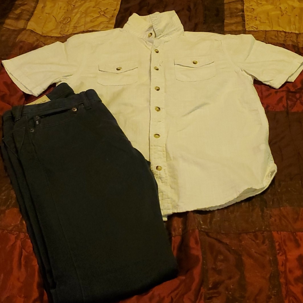 Lot of 2 Boys jeans & shirt